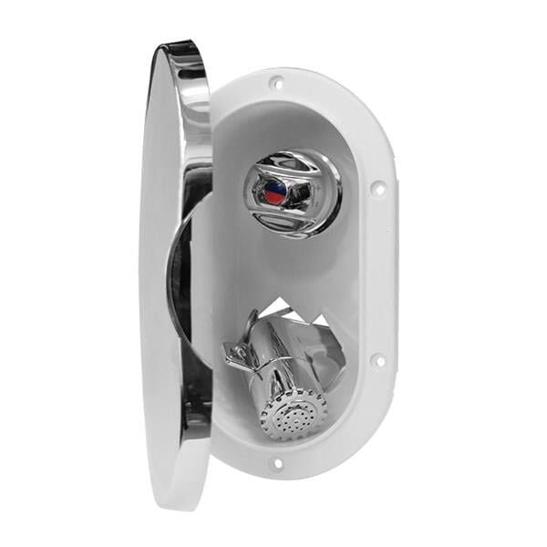 Komple karavan tipi duş sistemi Krom Kapaklı