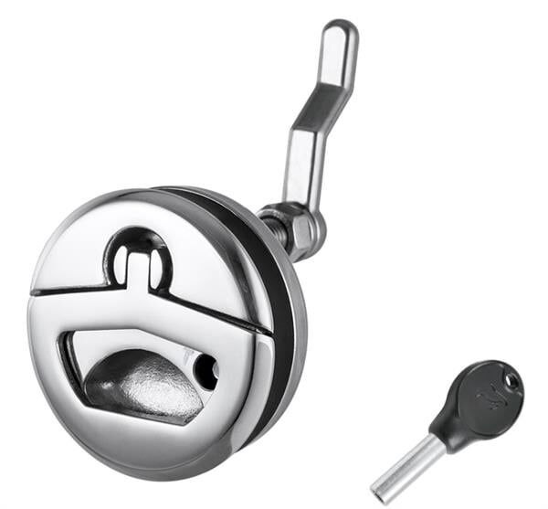 Kilitli Krom Gömme Kulp, 62 mm