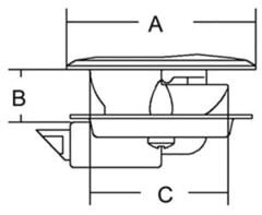 Gömme kompakt kilit
