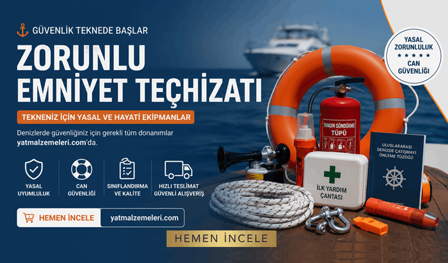 Özel Tekne Techizat Listesi