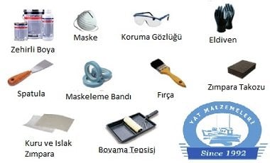 zehirli boya ekipmanları