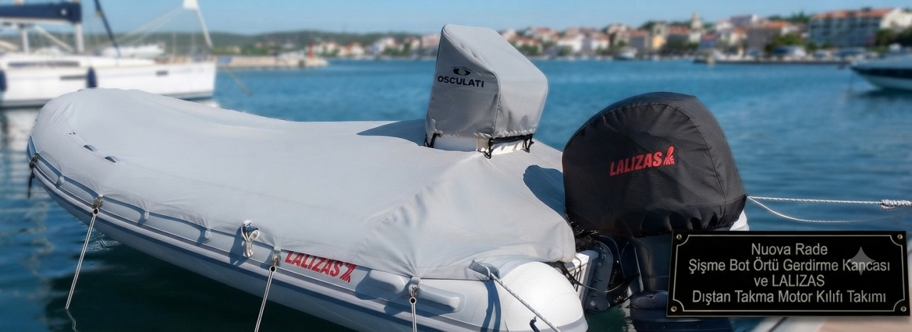 Deniz sezonu sona erdiğinde veya botunuzun marinada bağlı dururken, güneşin UV ışınları, tuzlu su, toz ve olumsuz hava koşulları hem şişme botunuza hem de motorunuza ciddi zararlar verebilir. Deniz araçlarının ömrünü uzatmanın ve ilk günkü estetiğini korumanın en etkili yolu kaliteli bir bot koruma örtüsü ve motor kılıfı kullanmaktır.