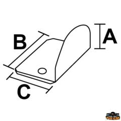 Amortisör montaj braketi L Tip