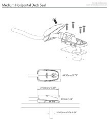 Scanstrut DS-H10 Kablo Çıkışı Plastik 6-10mm