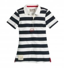Musto Block Çizgili Polo Tişört Kadın 8