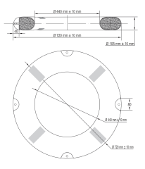 Lalizas Can Simidi, SOLAS lı, 72cm