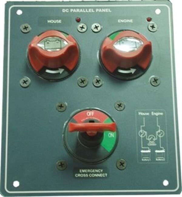 Marine Town Akü Switch Panel Seti 2 Akü + 1 Paralel