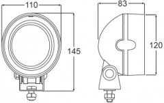 Hella Marine Modüle 70 Güverte aydınlatma lambası LED