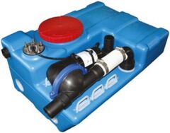 Tekne Karavan için Tuvalet Pis su tankı sistemi  24V 80 litre