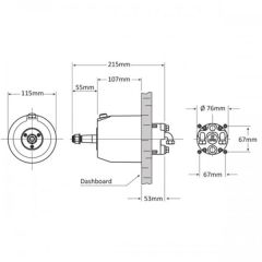 Ultraflex UP Hidrolik Dümen Pompaları UP33F