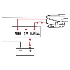 Nuova Rade Sintine Pompası Otomatik, 1000 Gph, 12V