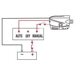 Nuova Rade Sintine Pompası Otomatik, 1000Gph, 24V