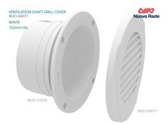 Lalizas Havalandırma Kanalı 102 mm, Beyaz