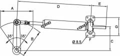 Ultraflex UC293-I Hidrolik Dümen Silindiri, İçten Takma Motor için