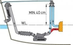 Vetus  Hortumlu antisifon, airvent