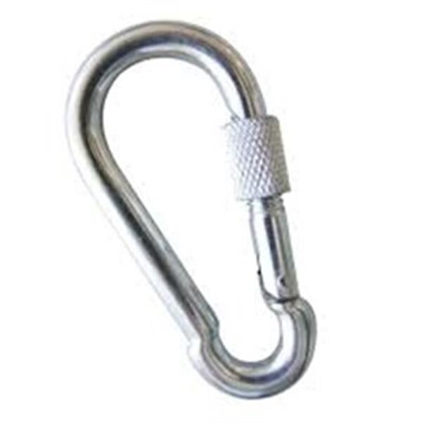 Emniyetli-Vidalı Krom Karabina Kilit 12 mm