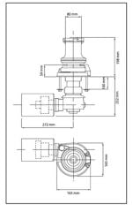 Maxwell VW 1500 Serisi 1200W 24V 6-8 mm Tamburlu Dik Irgat
