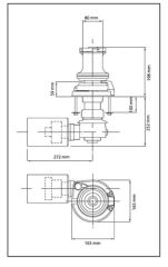 Maxwell VW 2500 Serisi 1200W 12/24V 9-11 mm Tamburlu Hidrolik Dik Irgat