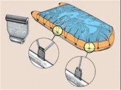 Şişme bot örtüsü için Plastik kanca