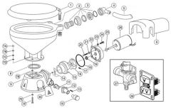 JABSCO Elektrikli WC Sessiz Solenoidli