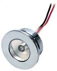 Merdiven lambası. Kromaj. Ledli. 12V. Beyaz
