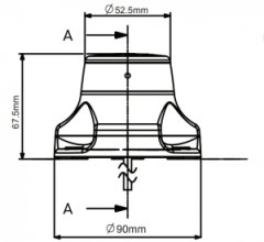 Hella Marine CE çıpa feneri 12-24V