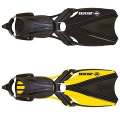 BEUCHAT Palet Açık AQUABIONIC EVO, Siyah, Çelik Yaylı Kayış İle