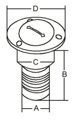 Dolum ağızı Benzin 54mm