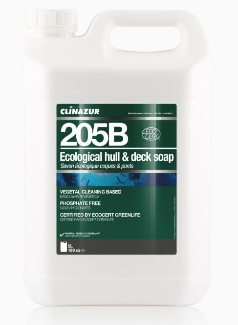 Clin Azur-205B Ekolojik Konsantre Tekne Güverte-Gövde Temizleyici .5 litre