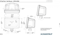 SPR-8-RM Beyaz 8 Kompakt Pod Raya Montaj