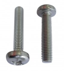Mercimek başlı yıldız civata Krom M6*40