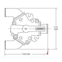 Jabsco Y Valf-Vana 38 mm Ayarlanır başlıklı
