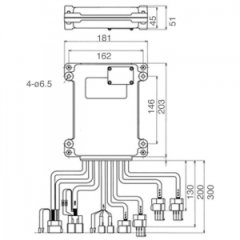 Elektronik Tekne kumanda Kontrol Ünitesi 12V