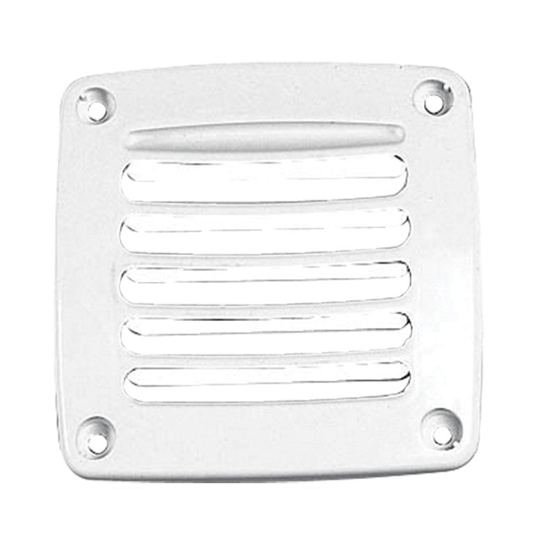Plastik havalandırma ızgarası 118 х 118 mm beyaz