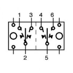 Osculati Marin (On)-Off-(On) çift kutuplu anahtar, switch. IP56