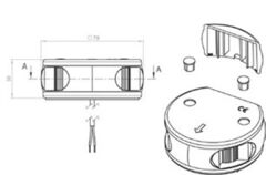 Aqua Signal Yeni 34 Serisi Led Seyir Feneri İskele Sancak Beyaz