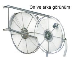 Tekne Bağlama Yassı halatı, 35mm x 50m, Paslanmaz Kıç Makaralı