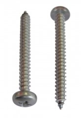 Mercimek başlı yıldız vida Krom M4.2*19