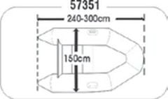 Lalizas  Junior Şişme Botlar için Koruma Örtüsü, 300*150 cm
