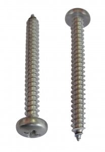 Mercimek başlı yıldız vida Krom M4.2*38