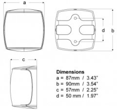 Hella Marine NaviLED PRO 5 NM Pruva (Silyon) Feneri 50m altı Beyaz