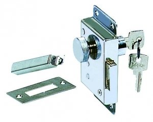 Kapı Kilidi Kromaj 98x58 mm.