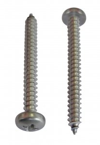 Mercimek başlı yıldız vida Krom M4.8*38
