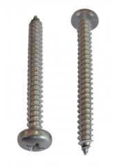 Mercimek başlı yıldız vida Krom M4.8*38