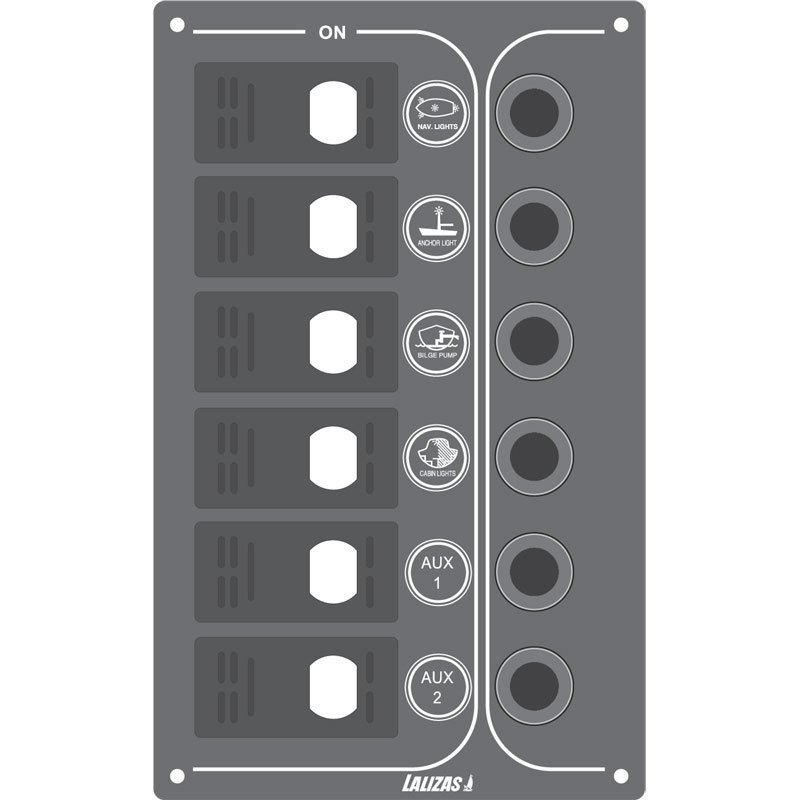 Kontrol Paneli Sp6 Offshore Işıklı Su Geçirmez 6