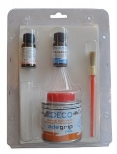 ADECO PVC kumaş için Şişme bot Tamir Kiti gri kumaş