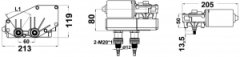 Silecek motoru  70W