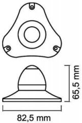 Sphera II 360° LED Navigasyon Silyon-Demir Feneri