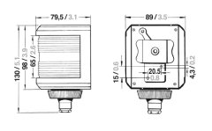 Aqua Signal 40 Serisi Seyir Feneri, Pupa 12V