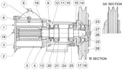 Jabsco 50270- Manyetik kasnaklı genel amaçlı pompa 2''